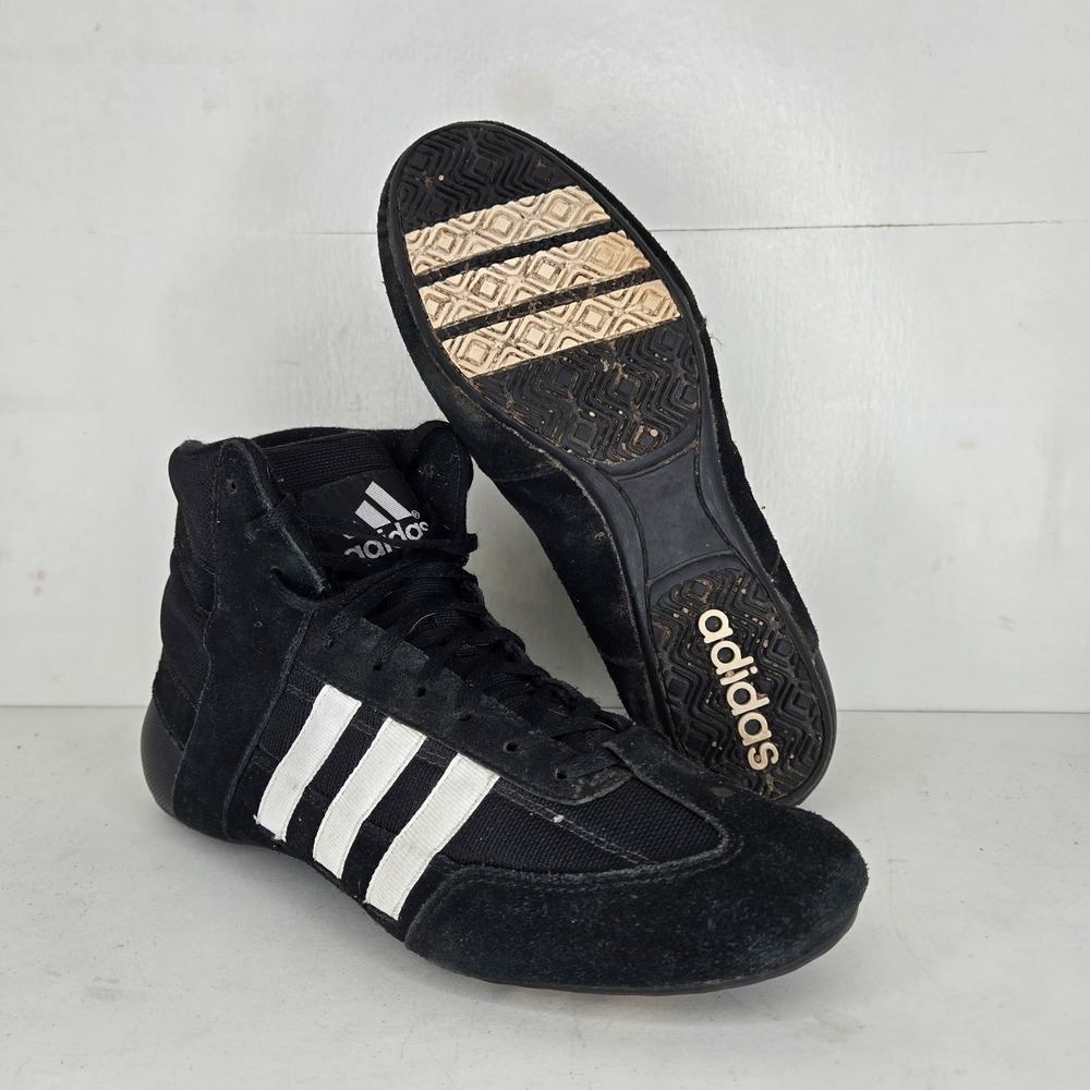 RARE Adidas Mondial Wrestling Shoes Men's Sz 8.5 Vintage Boxing 90s Combat Speed - Picture 6 of 8